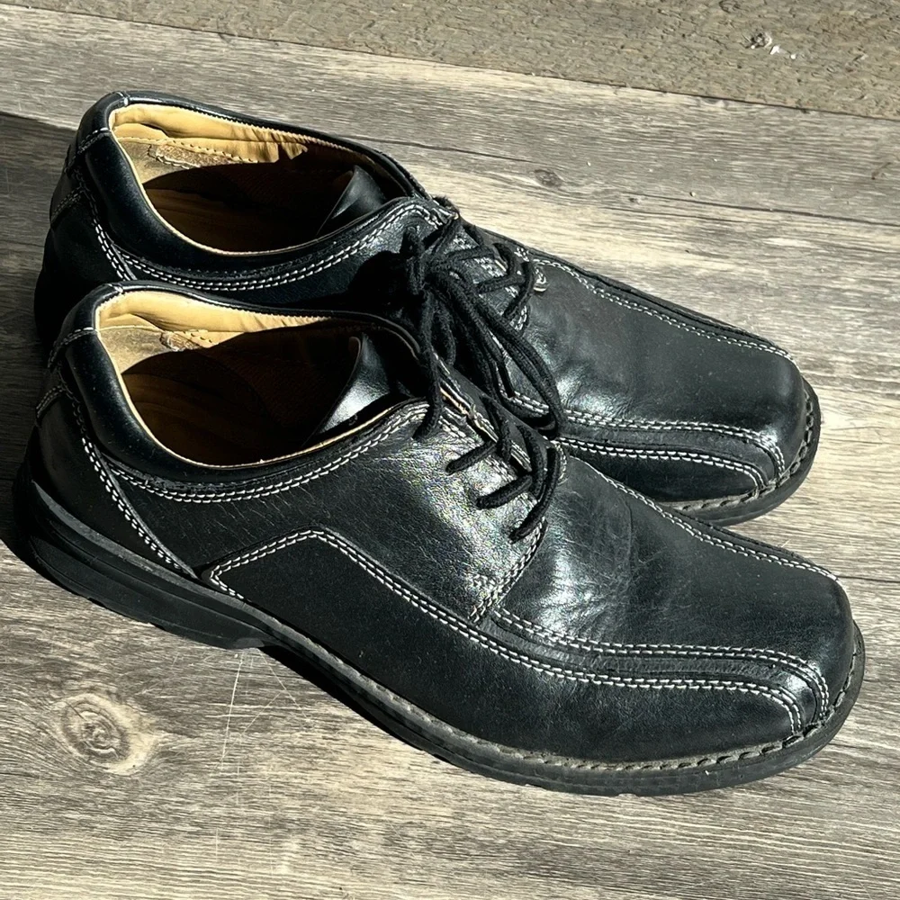 Dockers leather Black mens size 10 shoes